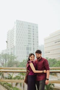 Candid Wedding Photography, Outdoor Couple Photoshoot in Chennai